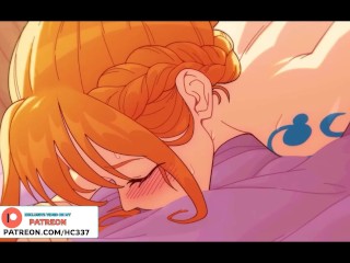 NAMY AND LOFFY HOTTEST ONE PIECE SEA FUCKING AND CREAMPIE - HENTAI ANIMATION 4K 60FPS