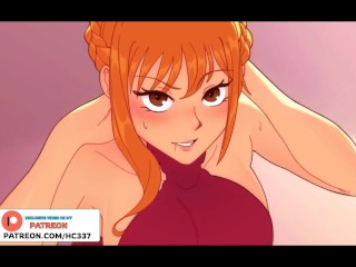 NAMY AND LOFFY HOTTEST ONE PIECE SEA FUCKING AND CREAMPIE - HENTAI ANIMATION 4K 60FPS