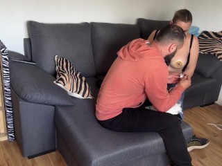 FIRST BREAST HEALING AND I DIDN'T EXPECT THE BLOWJOB AND FUCK