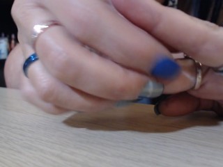 Finger Fetish Fingernail Tapping