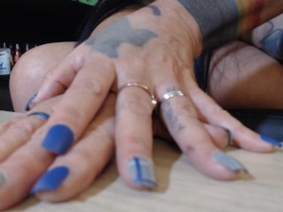 Finger Fetish Fingernail Tapping