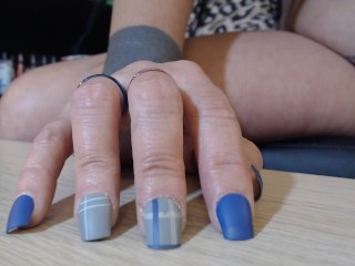 Finger Fetish Fingernail Tapping