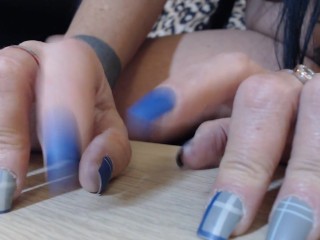 Finger Fetish Fingernail Tapping