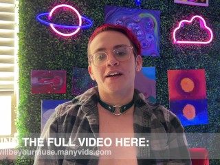 FTM Femboy Tells You How to Fuck Your Ass JOI