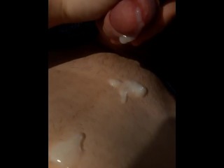 1 Minute Wank With Thick Messy Cum~