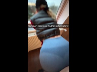 Best Friends Cousin makes me Fuck her Tight Pussy after we hit the Gym