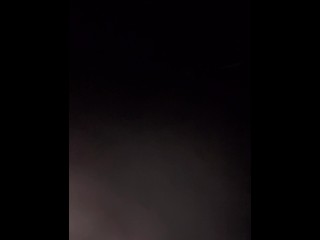 Slut night walks by highway