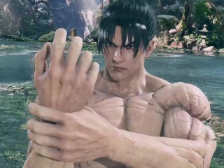 Tekken Anal Threesome Reina X King & Jin Kazama