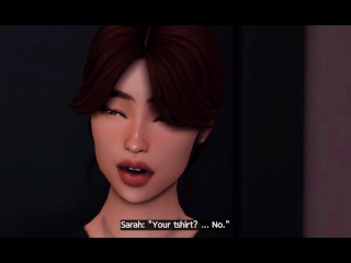 Slutty Japanese Girl Wants Her Brother's Best Friend Big Cock - Sims 4 Erotic Machinima