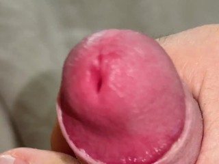 7“ Morning masturbation - edging and huge cumshot in 4k