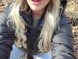 Tinder Date Fucked In The Woods And Cummed 2 Times ~ JuicyAmateurTits