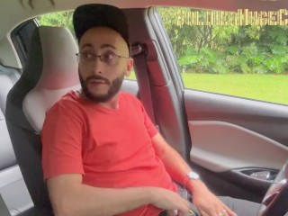 They discover me masturbating in my car