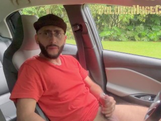 They discover me masturbating in my car