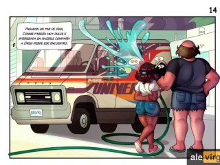 Connie se deja penetrar por su suegro Greg