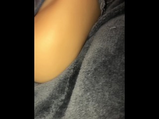 Pretty Hot Sexting Action With My FTM Friend On Snap Chat While Using Toys & Wifes Dirty Panties