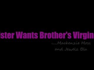 Lucky Virgin Stepbro gets his Cherry Popped by Mackenzie Moss & group of Girlfriends - S11:E8