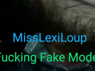 MissLexiLoup trans female tight Rectums ass fucking getting a great fuck with fake model A1