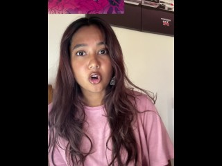 Petite Indian reacts to LITHICA THE SUCCUBUS