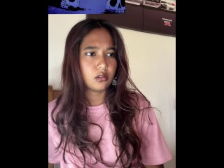 Petite Indian reacts to LITHICA THE SUCCUBUS