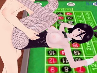 Rukia Kuchiki (Bunny Girl ver.) and I have intense sex in the casino. - BLEACH Hentai