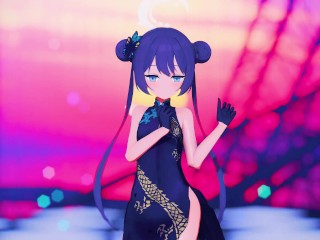 【MMD Blue Archive 4k/60fps】《Ryuuge Kisaki (竜華キサキ)》~《[Creepy Nuts「Bling-Bang-Bang-Born」》