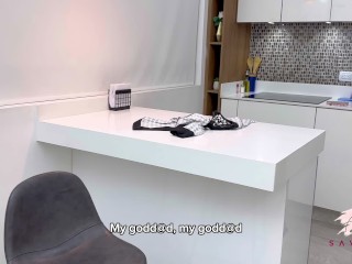 BBW Latin Slut Cheating Wife: Chap.1 Quick Fuck in kitchen with my husband's Godson- Savannah Watson