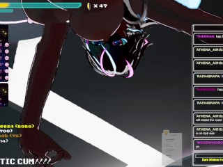 Airis pussy is melting and squirting on a fans lap on Valentines day (2024-02-14)