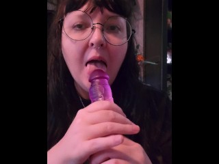 Raven Moan, Sexy BBW Goth Nerd Wants you to Cum on her Big Tits (Full Video)