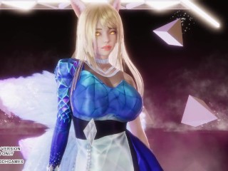 [MMD] HELLOVENUS - Mysterious Ahri Sexy Kpop Dance League of Legends Uncensored Hentai 4K 60FPS