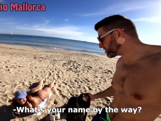 Picking Up A Big ASS CUBAN From The Public BEACH - Rosie Cage