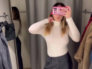 See through Transparent blouses TRy on Haul