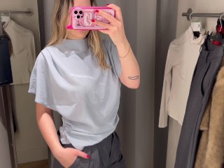 See through Transparent blouses TRy on Haul