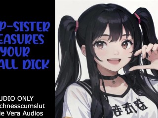 Step-Sister Measures Your Small Dick | Audio Roleplay Preview