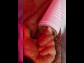 BaldDaddy White Daddy has Fantasy Sex Pounding fleshlight