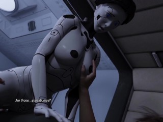 Projekt Passion | Busty AI Sex Robot Gets Anal Fucking by Big Cock with Bouncing Big Tits