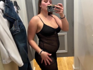 Trying on TRANSPARENT Clothes in DRESSING ROOM