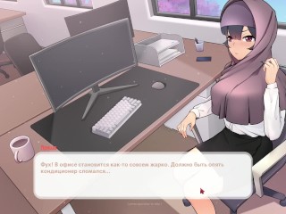 TSUNDERE MILFIN [HENTAI game] Got my first job