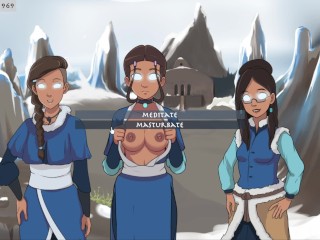 Kya & Katara Blowjob - Four Elements Trainer: Book 1 - Part 4 Trainer