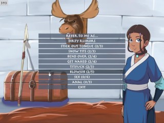 Kya & Katara Blowjob - Four Elements Trainer: Book 1 - Part 4 Trainer