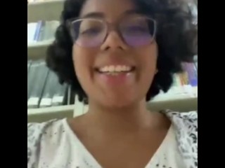 Public Library Masturbation Lovense Lush Live | Ebony Big Ass  Latina outdoor risky  stranger camgir