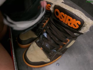 Fucking hard my furry Osiris NYC83 shoes (7 cumshots) Quick