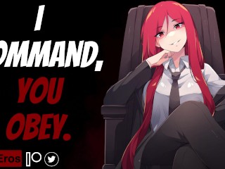 I command, you obey. - Hard Fdom ASMR- Commander and Captain