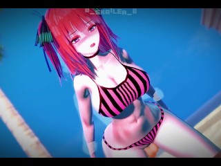 The Quintessential Quintuplets - Nakano awaits you at the beach