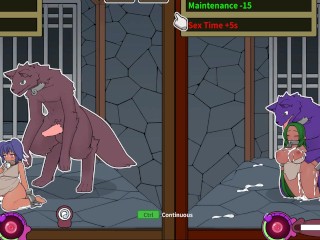 Monster black market - Two cute bunny girls fucked by werewolves