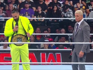 Cody Rhodes and Seth Rollins confronts The Bloodline - WWE RAW 3-4-2024