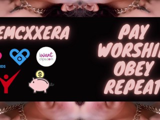 Dirty heels footfreak spitting femdom humiliation teaser