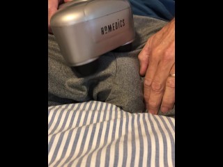 Driving my dick CRAZY with electric massager
