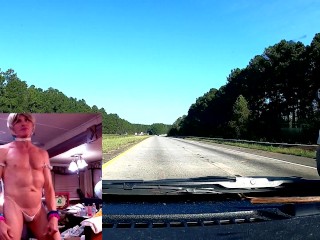 Femboy/man Dances To Rebel Rouser with Driving Scenery (ALMOST safe for work) (Not allowed on YT)
