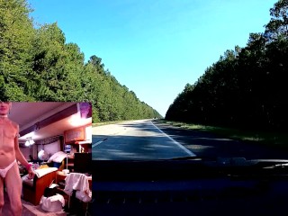 Femboy/man Dances To Rebel Rouser with Driving Scenery (ALMOST safe for work) (Not allowed on YT)