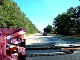 Femboy/man Dances To Rebel Rouser with Driving Scenery (ALMOST safe for work) (Not allowed on YT)